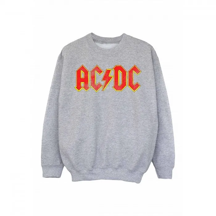 AC/DC Boys Distressed Logo Sweatshirt