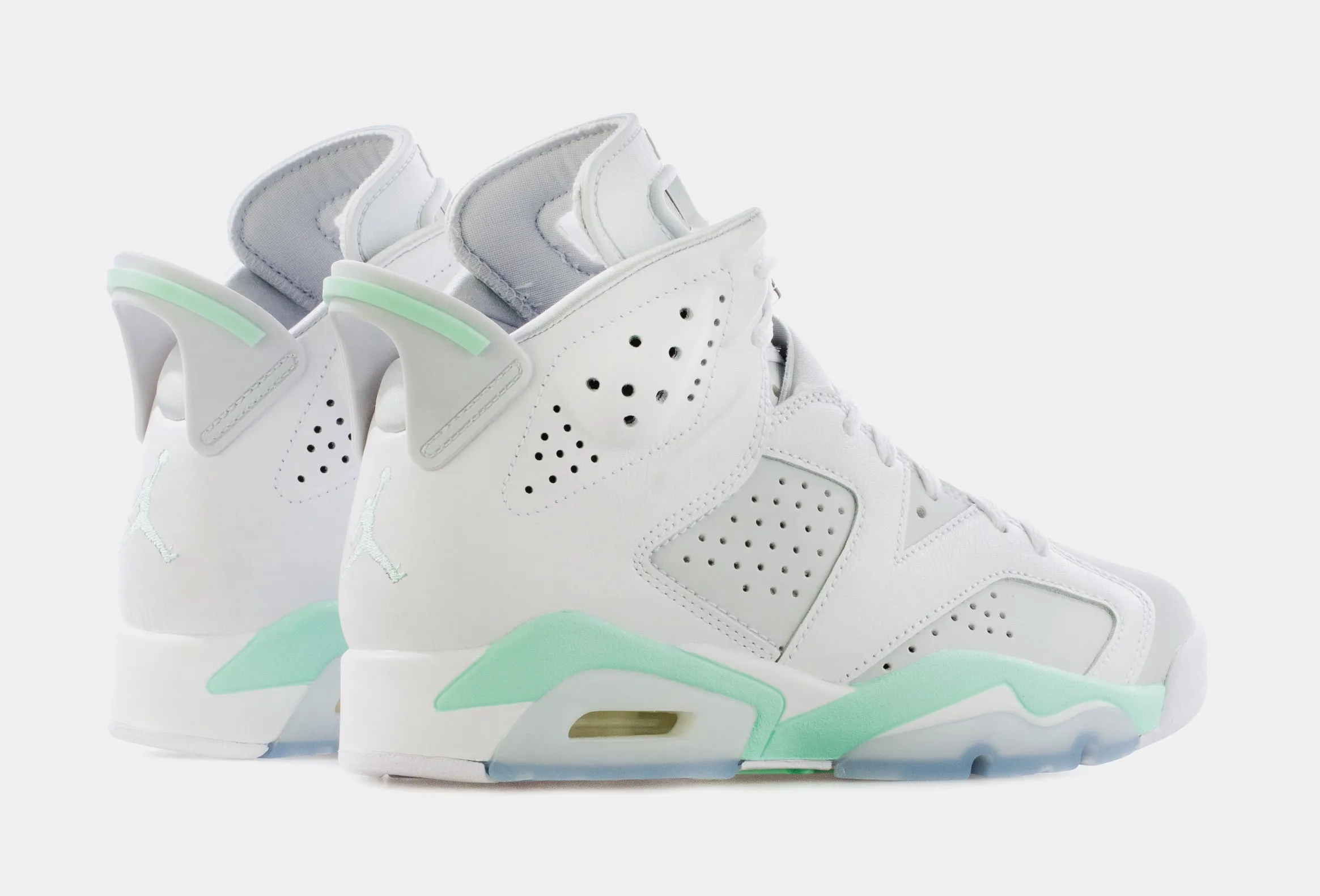 Air Jordan 6 Mint Foam Womens Lifestyle Shoes (White/Mint Green)