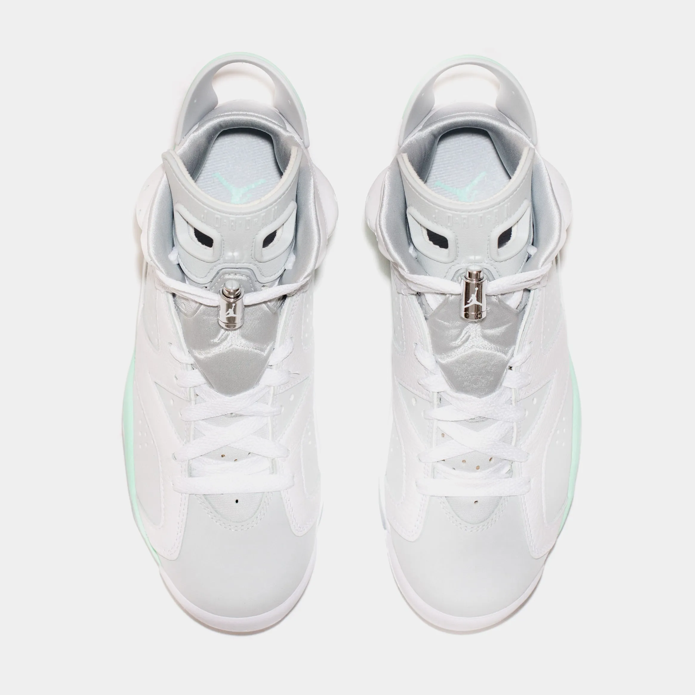 Air Jordan 6 Mint Foam Womens Lifestyle Shoes (White/Mint Green)