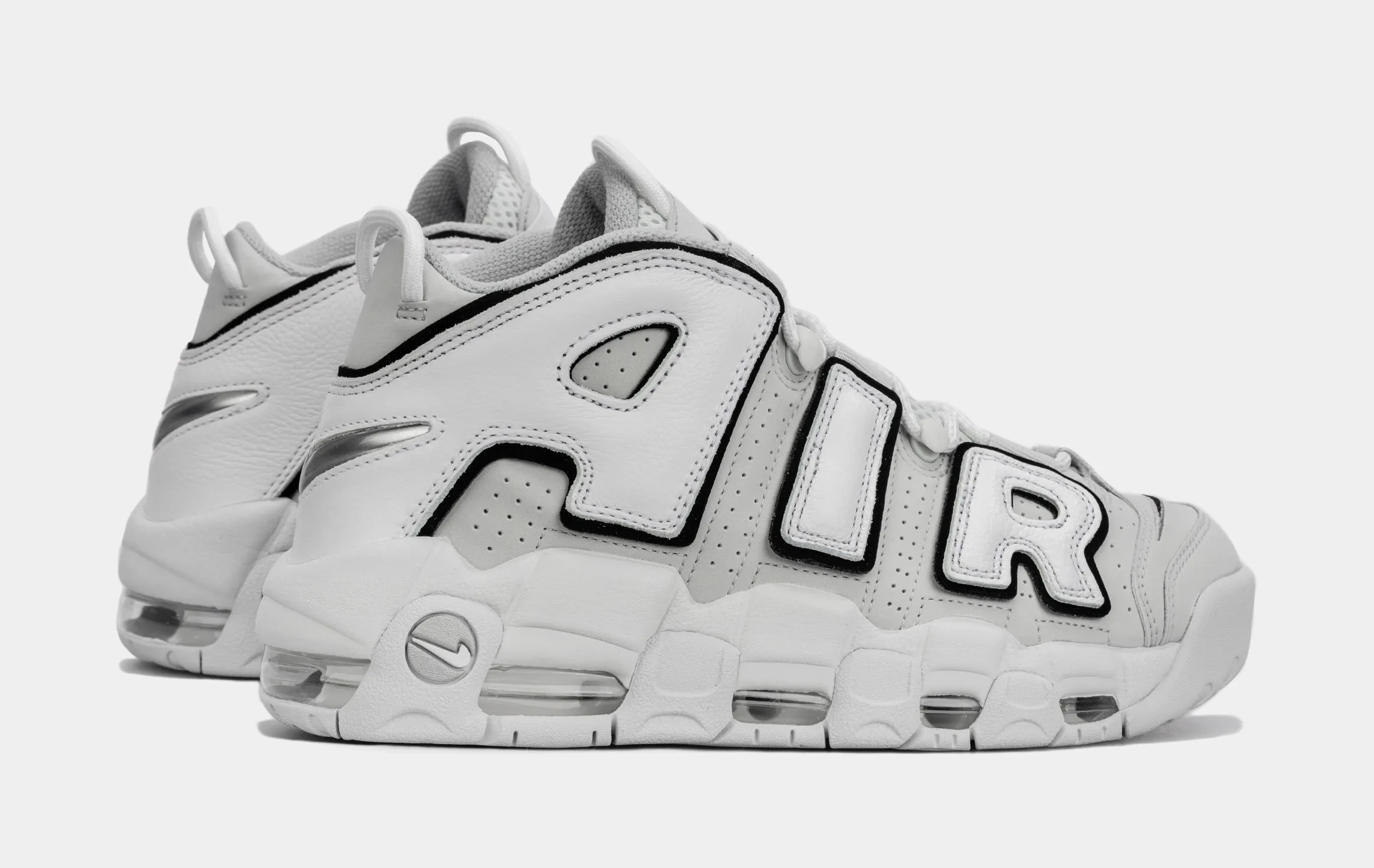 Air More Uptempo Photon Dust Mens Lifestyle Shoes (White/Grey)