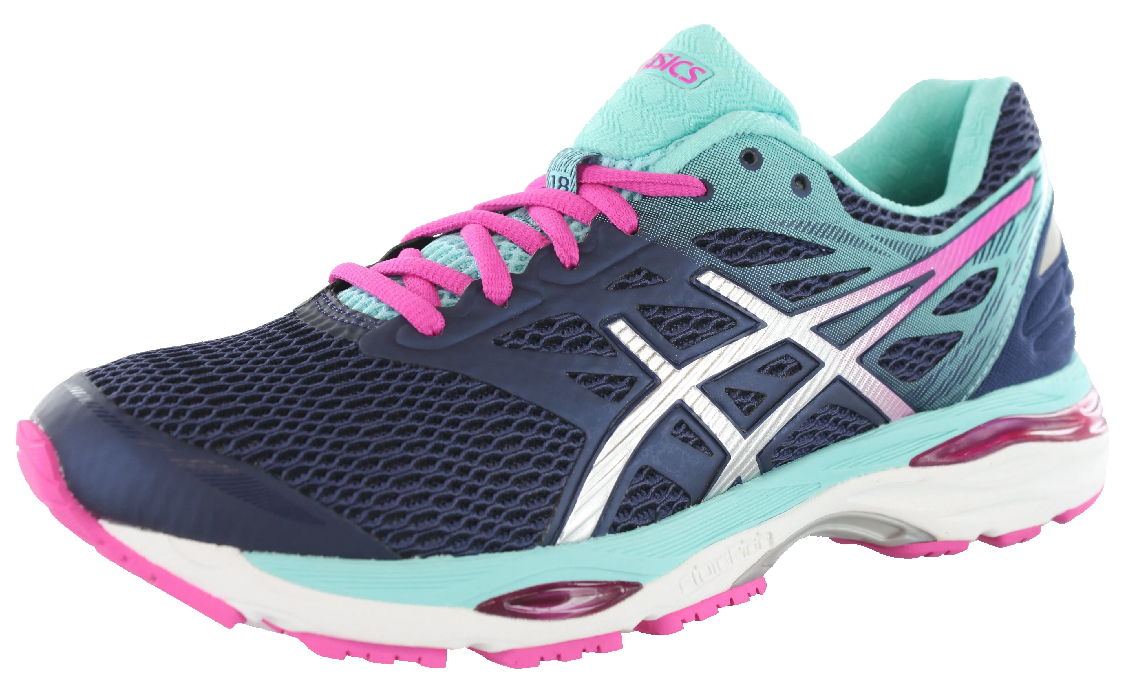 ASICS Women Walking Trail Cushioned  Running Shoes Cumulus 18