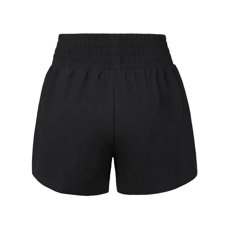 Barrel Women Essential HW Leggings Shorts-BLACK