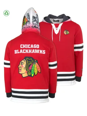 Chicago Blackhawks Lace-Up Hoodie