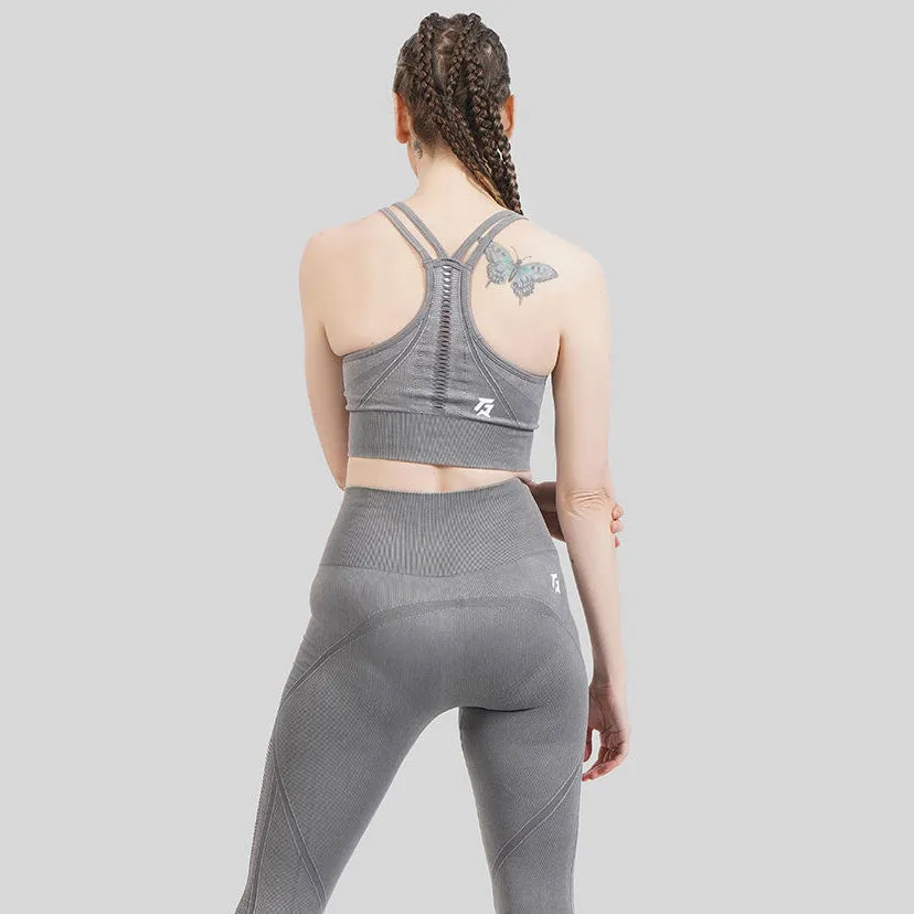 CrossFit Seamless Sports Bra (Grey)