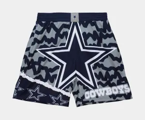 Dallas Cowboys Jumbotron 2.0 Sublimated Shorts Mens Shorts (Blue/White)