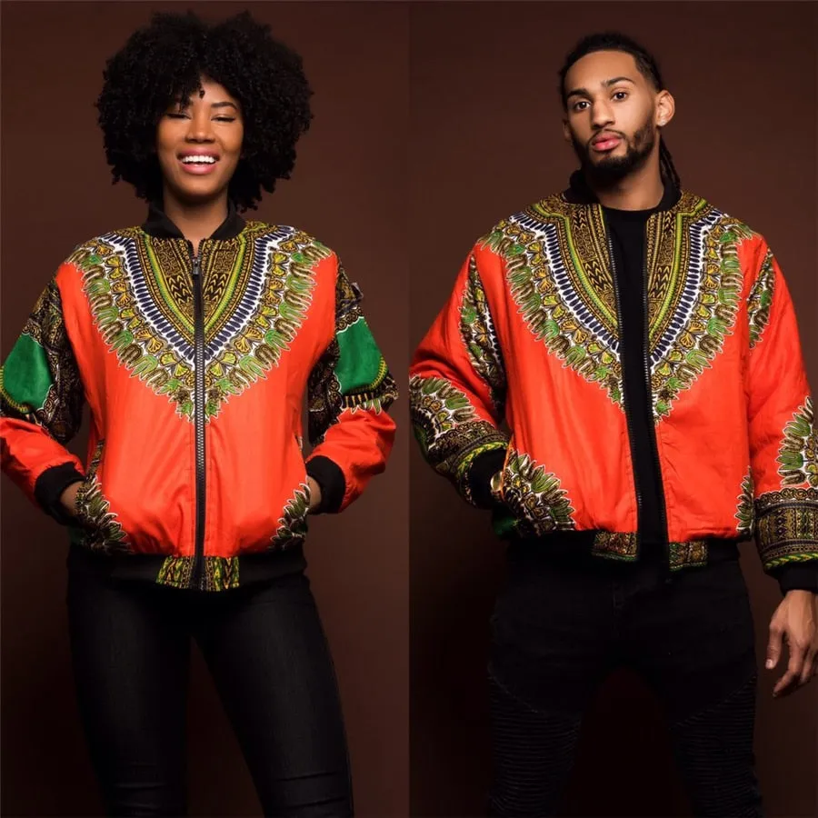 Dashiki Baseball Hip hop jacket