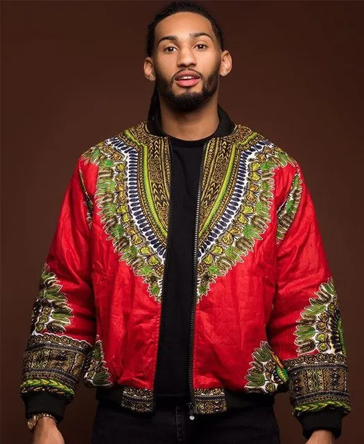 Dashiki Baseball Hip hop jacket