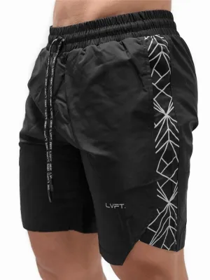 Drawstring Solid Color Running Shorts for Men / Bodybuilding Gym Clothing - SF0352