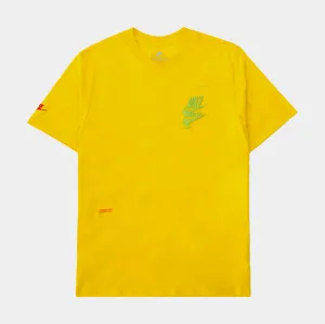 Essentials Sports Tee Mens Tshirt (Yellow)