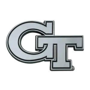 Georgia Tech Yellow Jackets 3D Chrome Metal Emblem