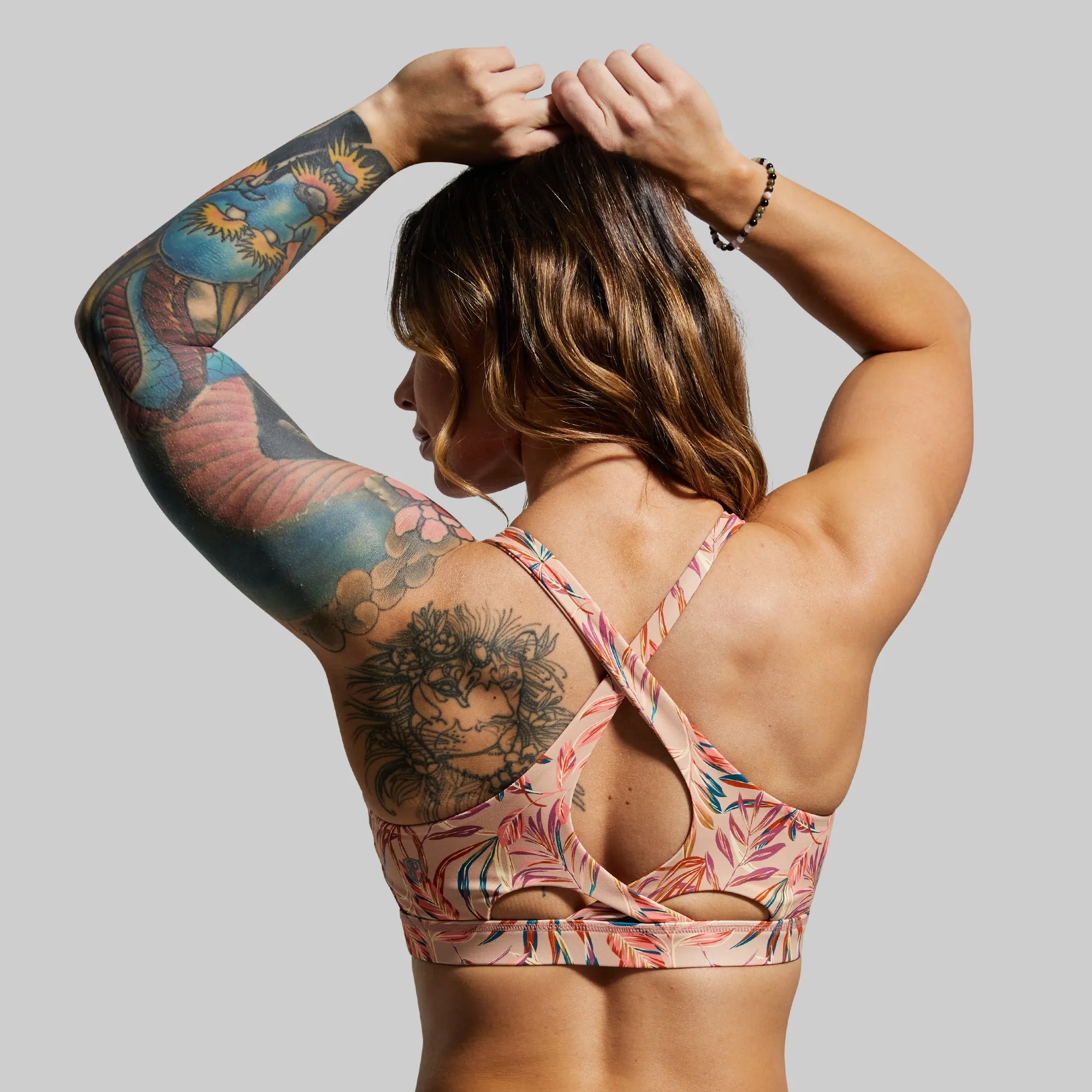 Helix Sports Bra (Tiger Lily)