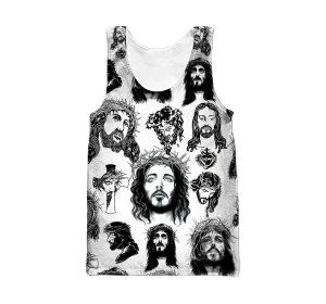 Jesus Christ Men Tanktop For Christian Jesus Men Tank Top - Christian Tank Top For Men