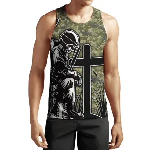 Jesus Fathers Day Persionalized Your Name 3d Unisex Tank Top - Christian Tank Top For Men