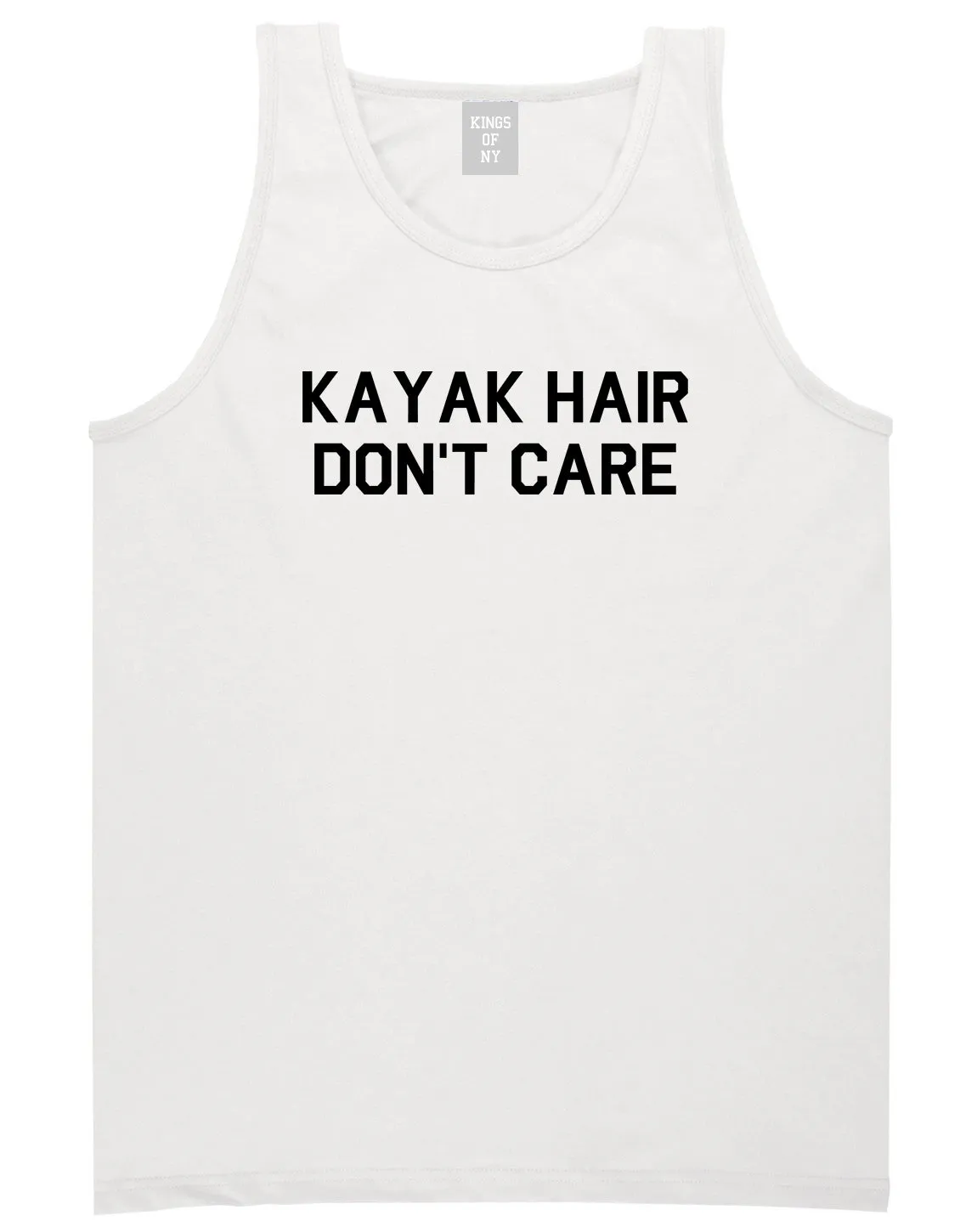 Kayak Hair Dont Care Mens Tank Top Shirt