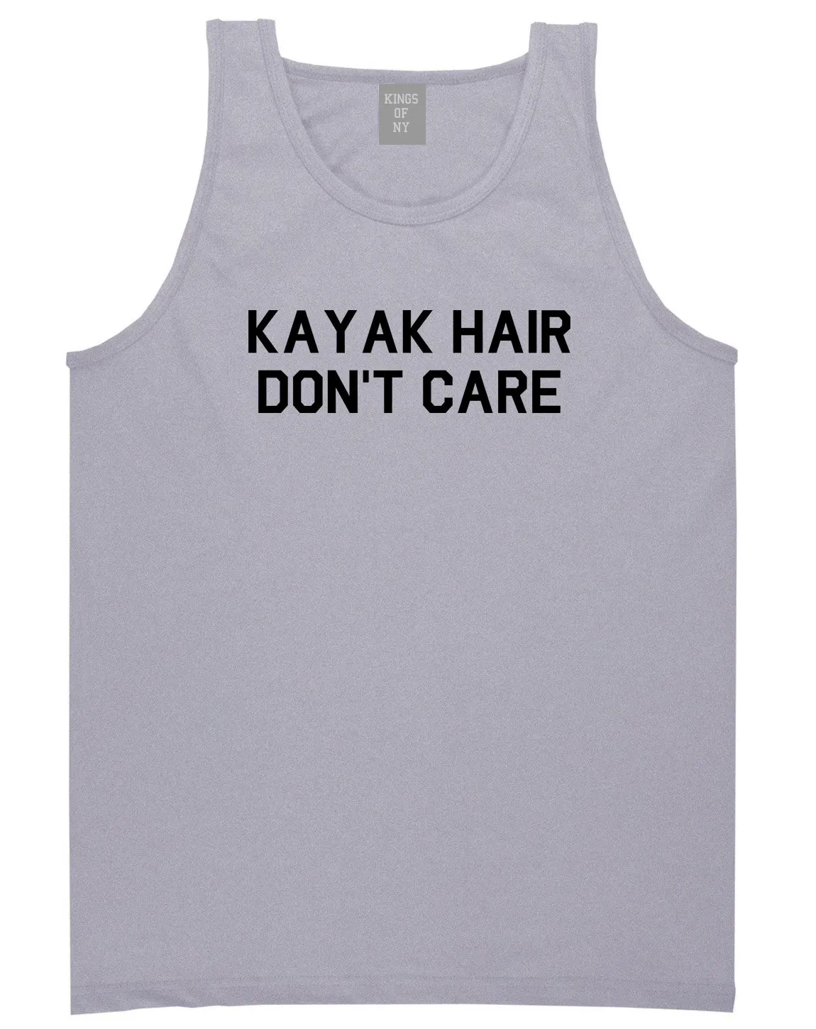 Kayak Hair Dont Care Mens Tank Top Shirt