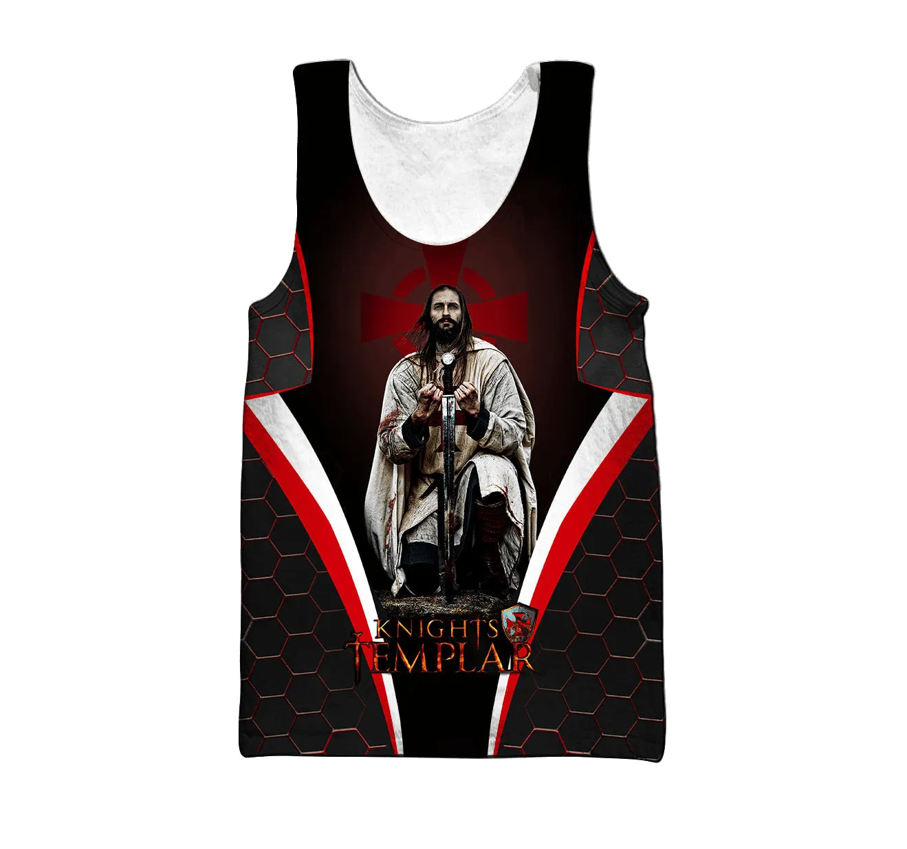 Knights Templar A Child Of God Jesus Men Tanktop - Christian Tank Top For Men