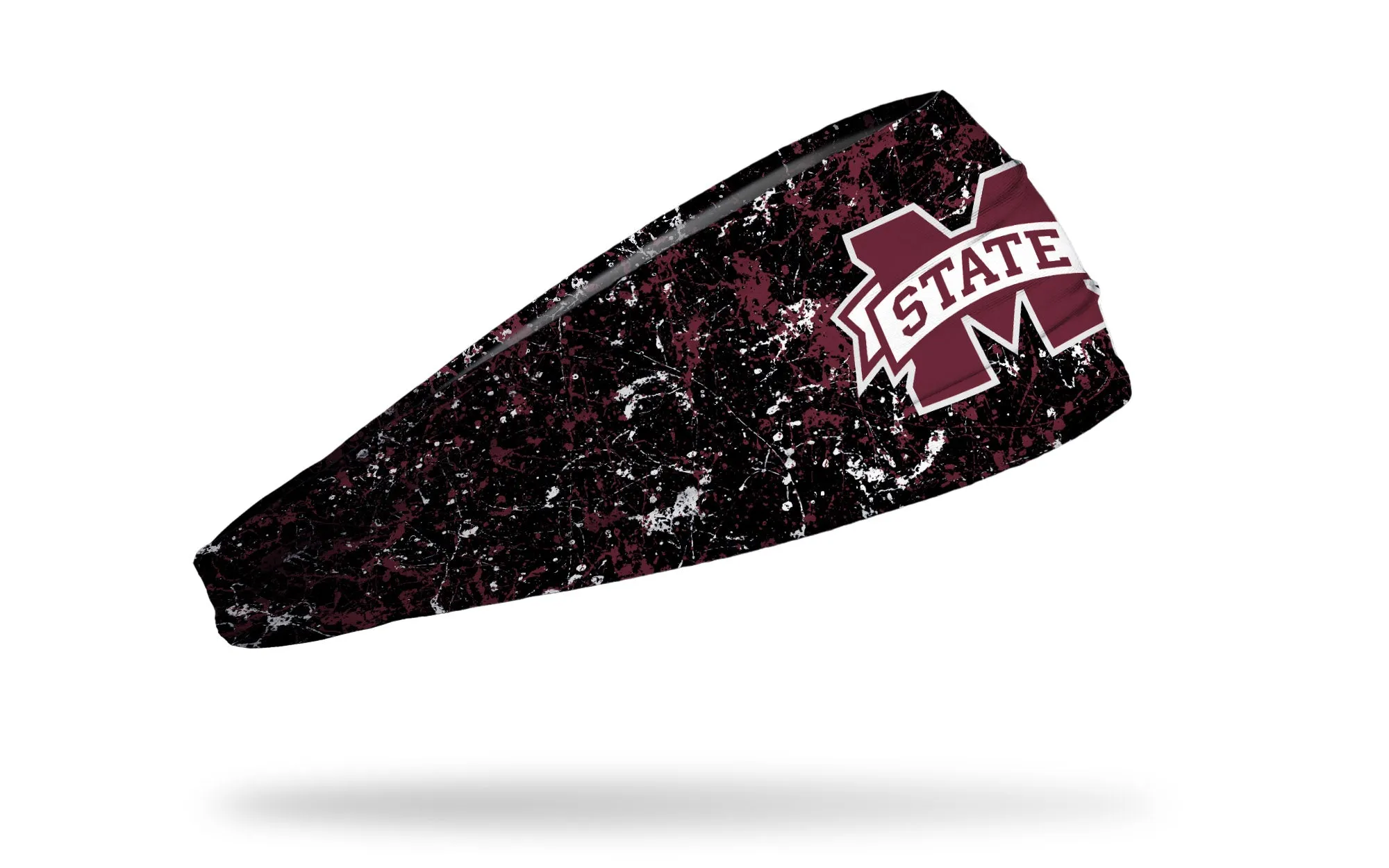 Mississippi State University: Splatter Black Headband