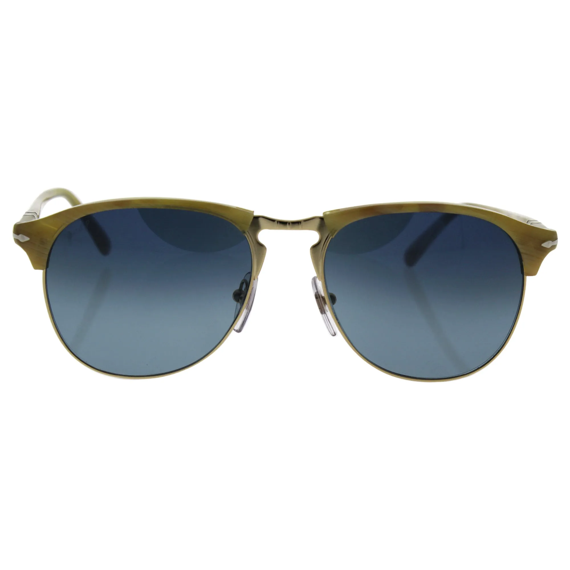 Persol PO8649S 1046-S3 - Light Horn-Blue Faded Polarized by Persol for Men - 56-18-145 mm Sunglasses