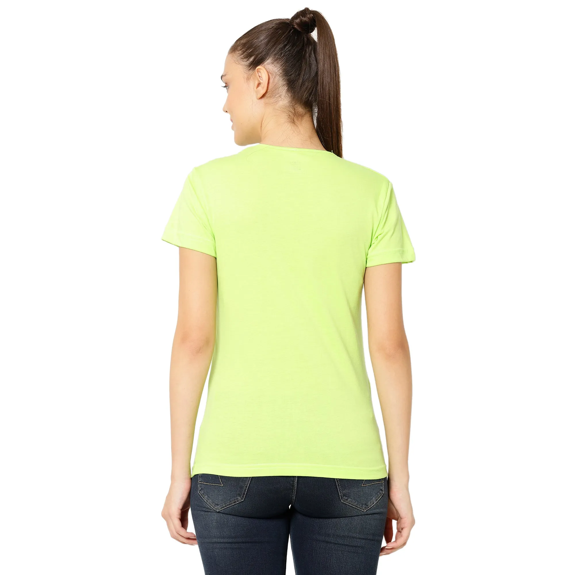 Vimal Jonney Green Color T-shirt For Women