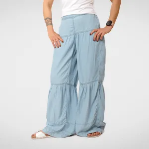 Women Pants (Wide Leg) - "Sincerely Jules" - Blue Jeans