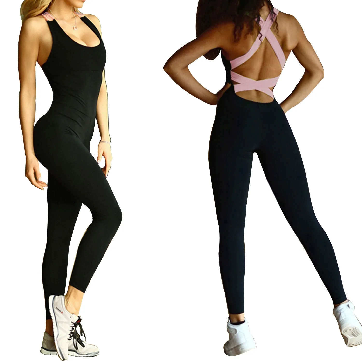 Women's Sports YOGA Workout Gym Fitness Jumpsuit